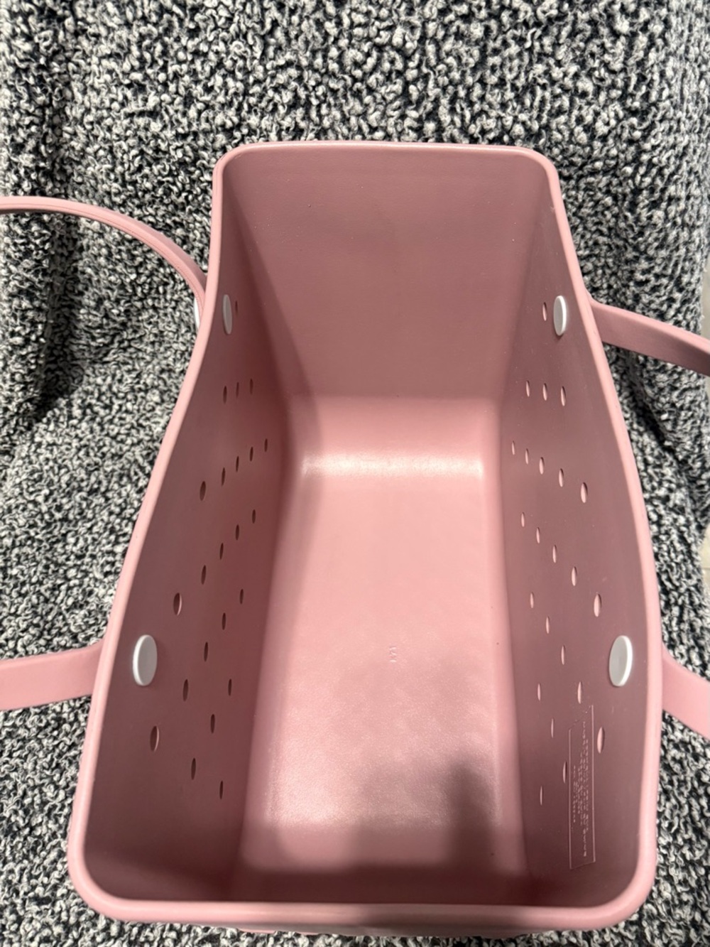 Bogg Blushing Perforated Tote Bag EUC - Picture 7 of 9
